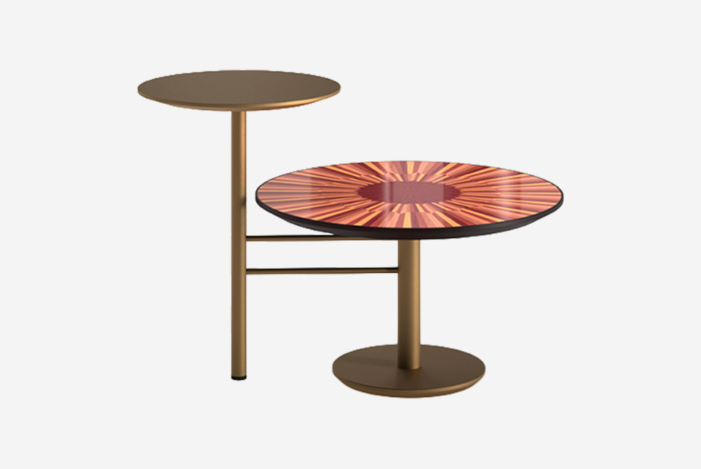 Altobasso Double Lamp Table