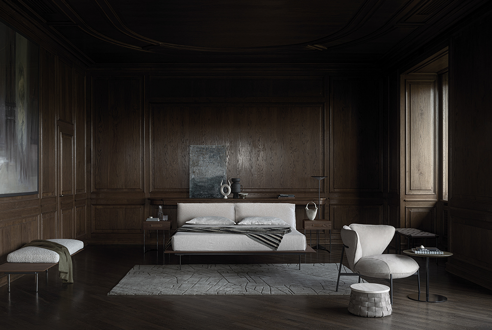 Cuoio Bed