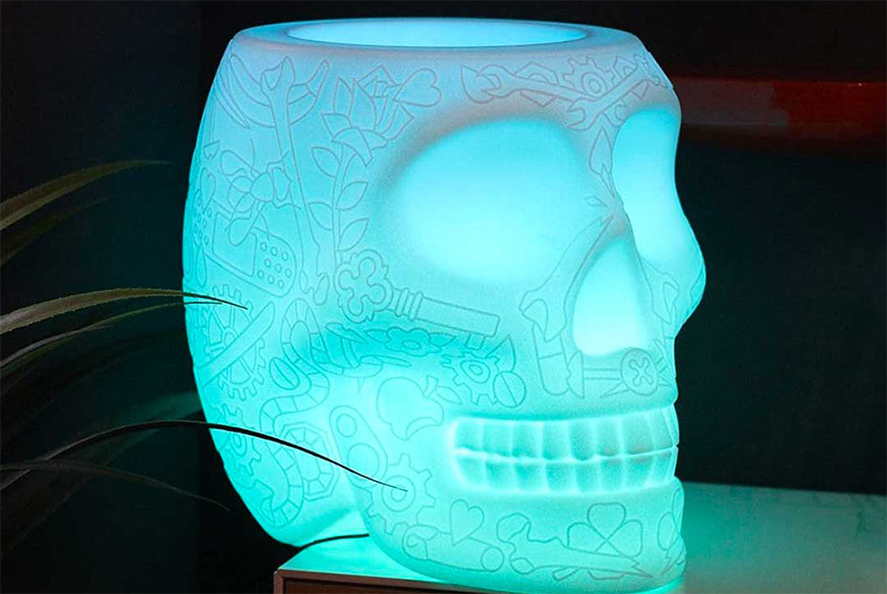 Mexico Stool & Sidetable Lamp