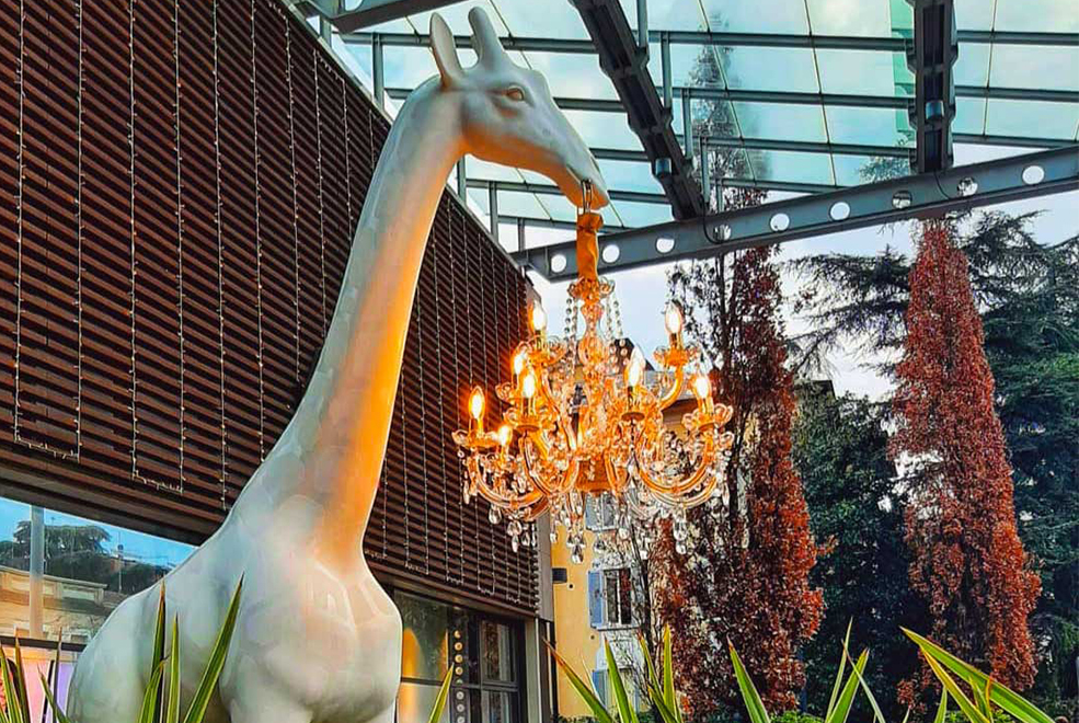 Giraffe in Love M Outdoor Lighting thumbnail