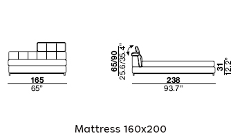 Vogue Cuoio Bed gallery