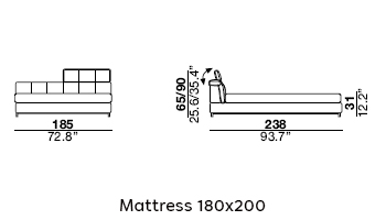 Vogue Cuoio Bed gallery