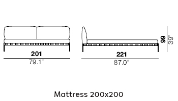 Vogue Cuoio Bed gallery