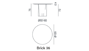 Brick 33/34/36/38 Dining Table gallery