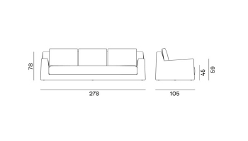 Gray Single Sofa gallery