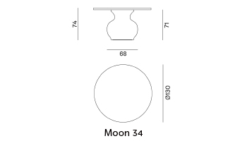 Moon 34/36 Dining Table gallery