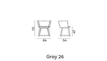 Gray 26/27 Dining Chair gallery
